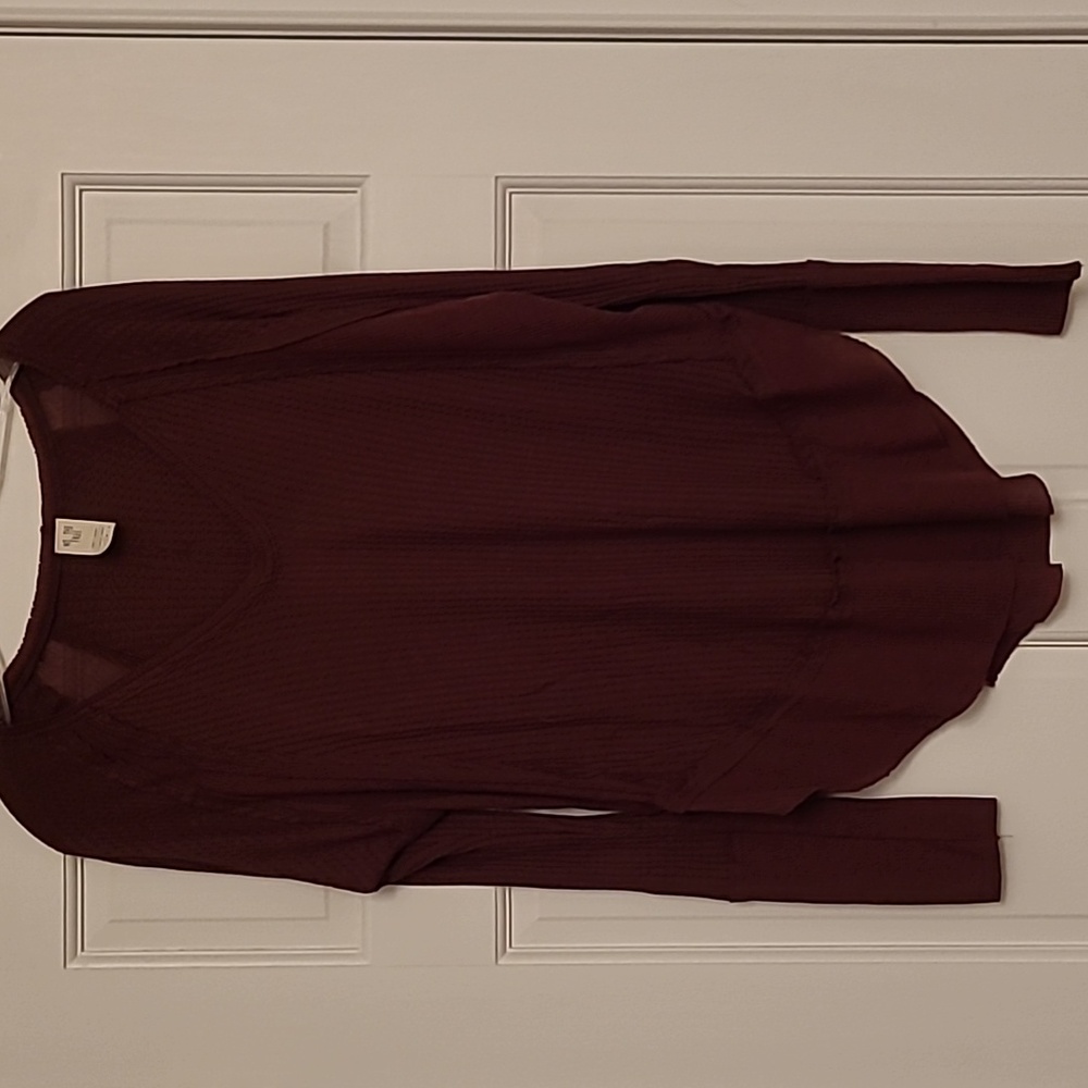 Free people long sleeved lounge top